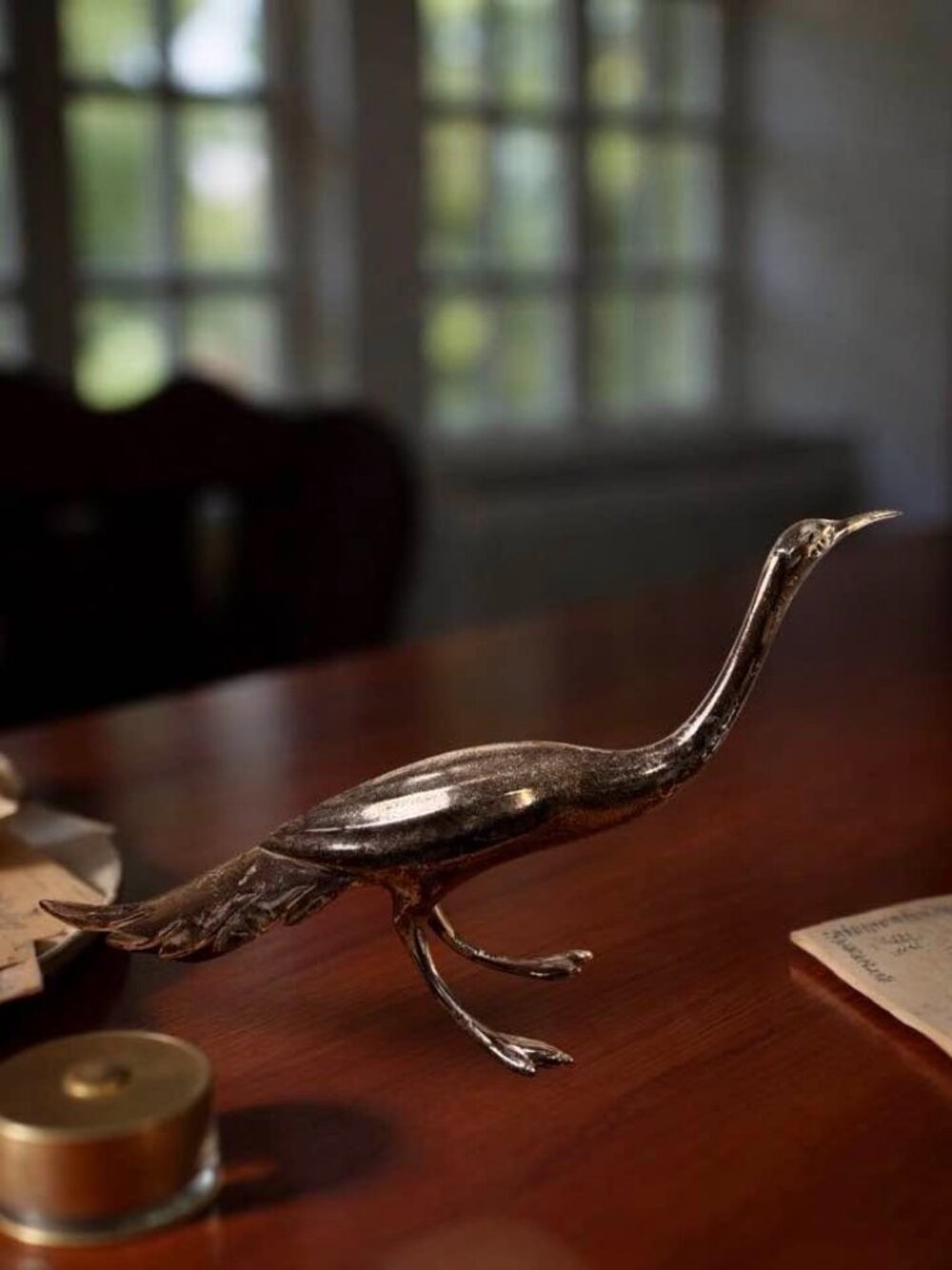 Vintage WB Pheasant Bird Sculpture #2271 Weidlich Bros Silverplate Centerpiece - Picture 9 of 11